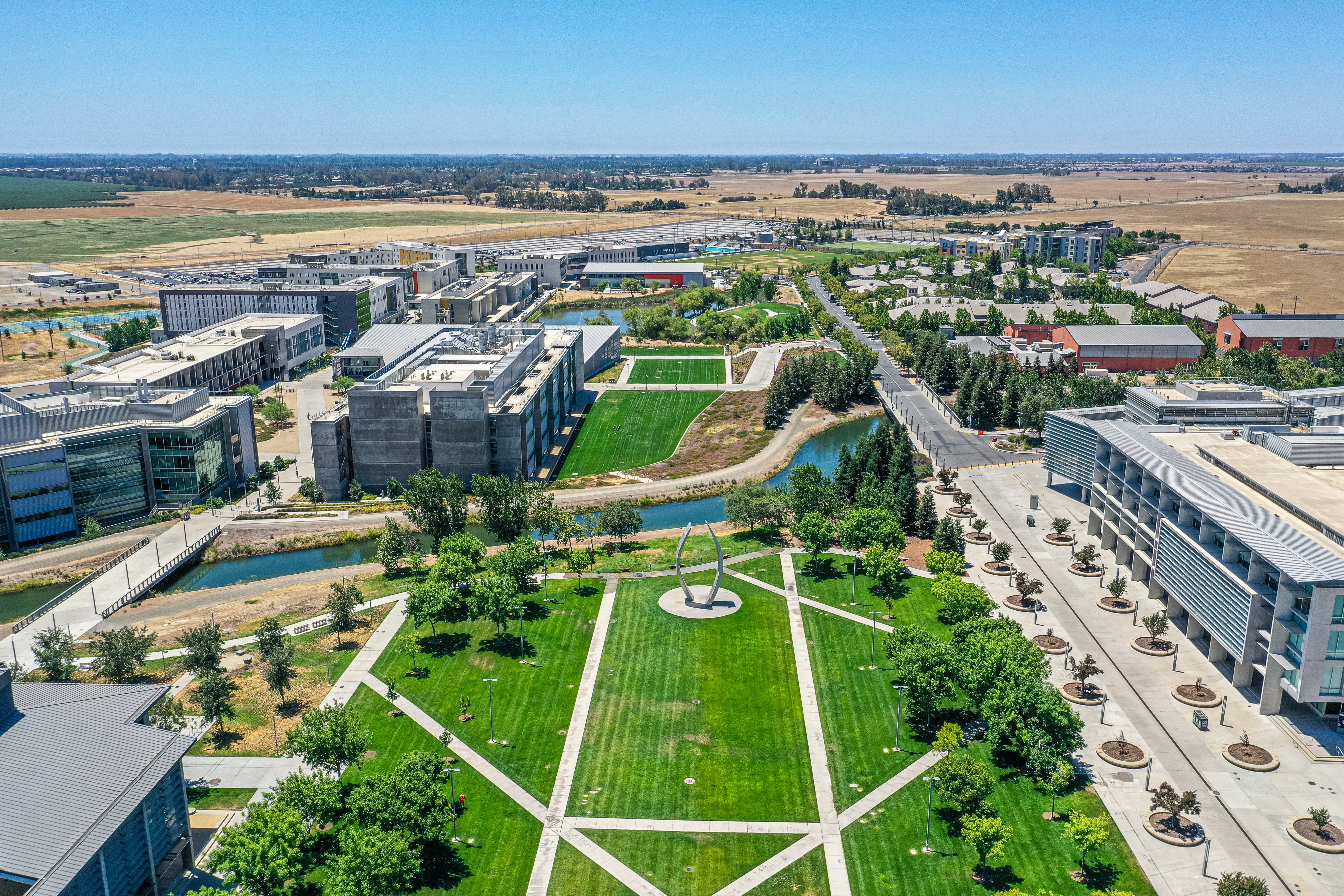 Aerial view of UC Merced